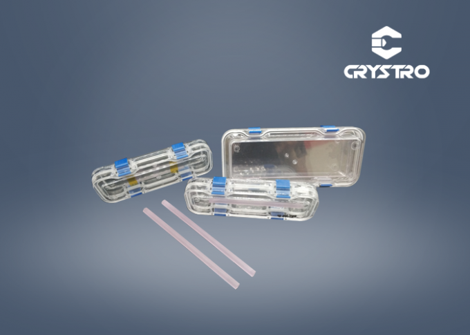 Dia 8 mm Yttrium Aluminium Garnet Laser Stang Nd YAG Single Crystal 0