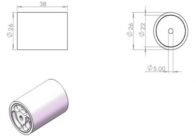 12mm diafragma 850nm High Power Faraday Optical Isolator 0