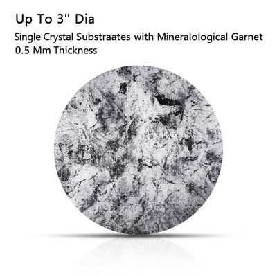 kopen Up To 3'' Dia Single Crystal Substrates with Mineralogical Garnet 0.5 Mm Thickness online manufacture
