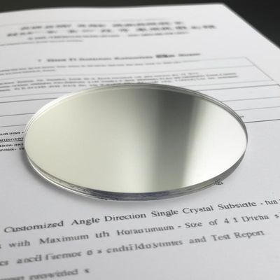 kopen Customized Angle Direction Single Crystal Substrates with Maximum Size of 4 Inch Diameter and Test Report Provided online manufacture