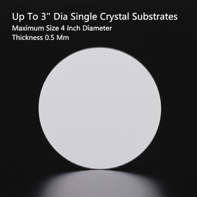 kopen Up To 3'' Dia Single Crystal Substrates Maximum Size 4 Inch Diameter Thickness 0.5 Mm online manufacture