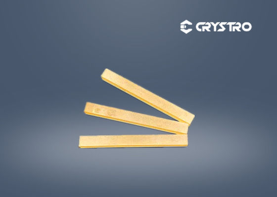 kopen 4 mm x 4 mm x 50 mm La3Ga5SiO14 LGS Single Crystal met Au coating bar online manufacture