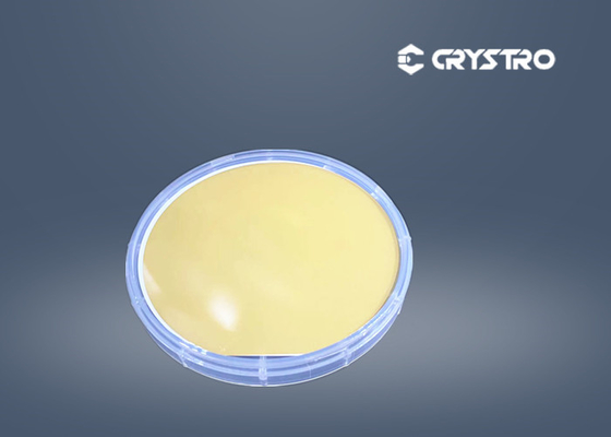 Oranje Fe gedopeerd LT Lithium Tantalaat Wafer Hoge dichtheid