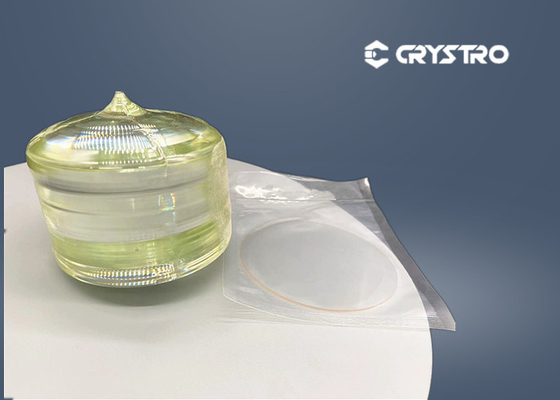 Oppervlakte akoestische golf verspreiding op piezo-elektrische kristal LT LN wafers